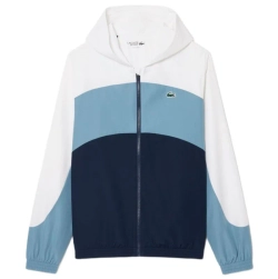 Мужская теннисная куртка Lacoste Sport Colour-Block Track - navy blue/blue/white