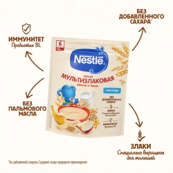 Каша Nestle мол Мультизл ябл-бан 200г