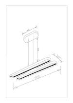 Светодиодный подвесной светильник Moderli V2420-PL Style
