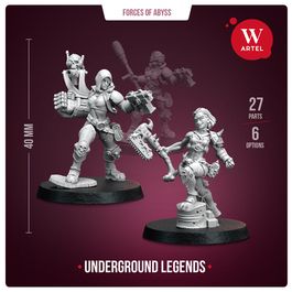 Части для миниатюр Legends upgrade pack