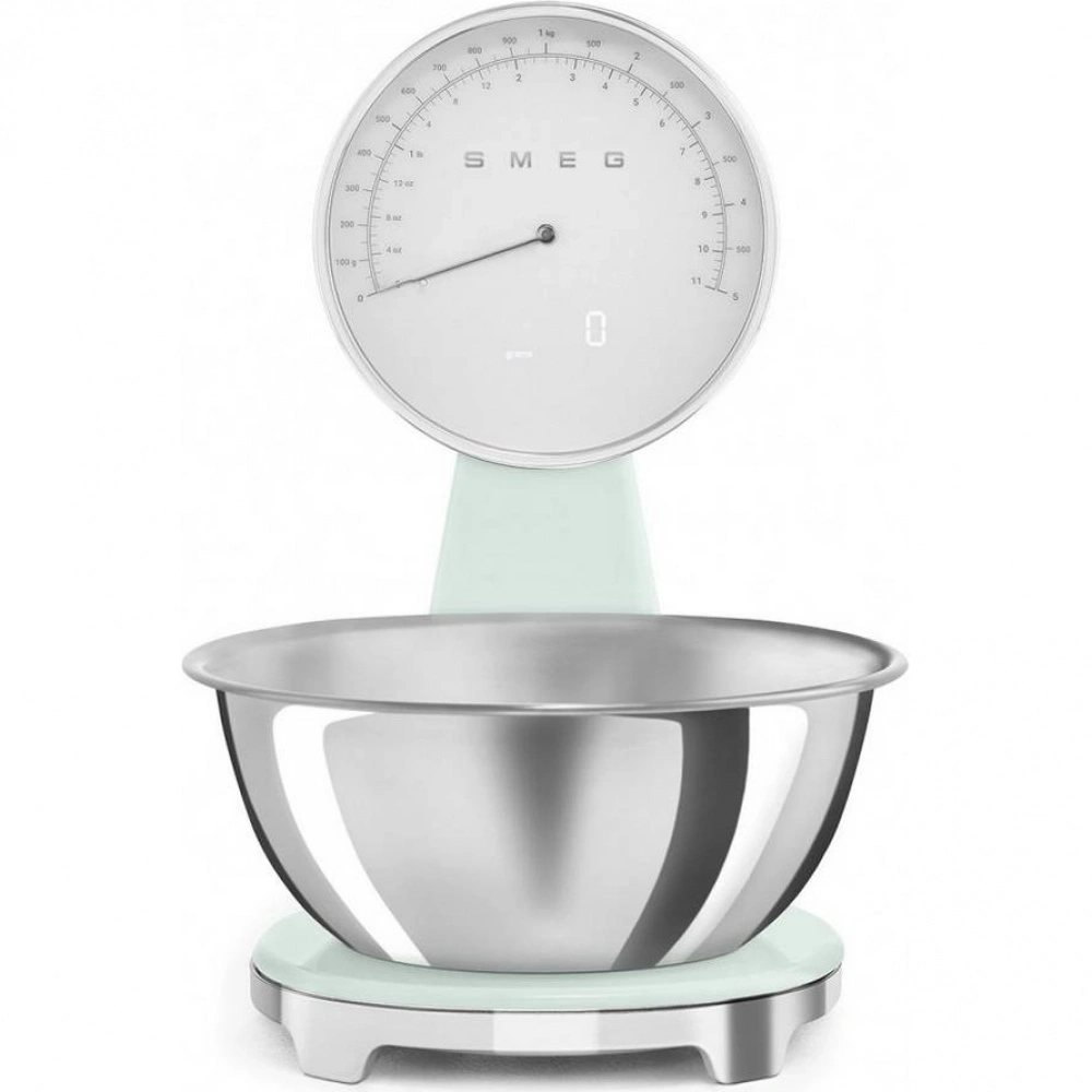 Весы кухонные Smeg KSF01PGWW пастельный зеленый
