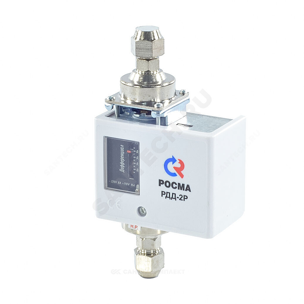 Реле давления дифференциальное РДД-2Р 0.05-0.2 МПа 1/4" Росма 00000004012
