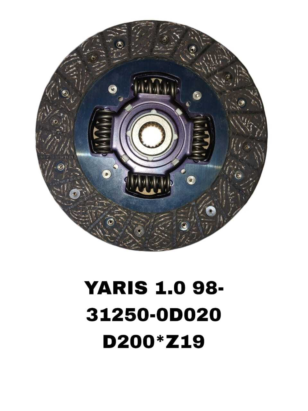 Диск сцепления ведомый 31250-0D020 на Toyota YARIS 1,0— купить в Алматы | ADAL AUTO