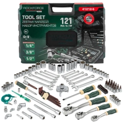 Набор инструментов 121пр. 1/4'', 1/2'',3/8''( 6гр.) RockFORCE LIGHT RF LIGHT-41212-5