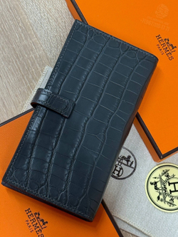 Портмоне Hermes из кожи крокодила
