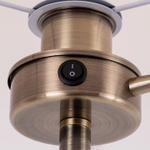 Торшер с подсветкой Arte Lamp Elba A2581PN-2AB