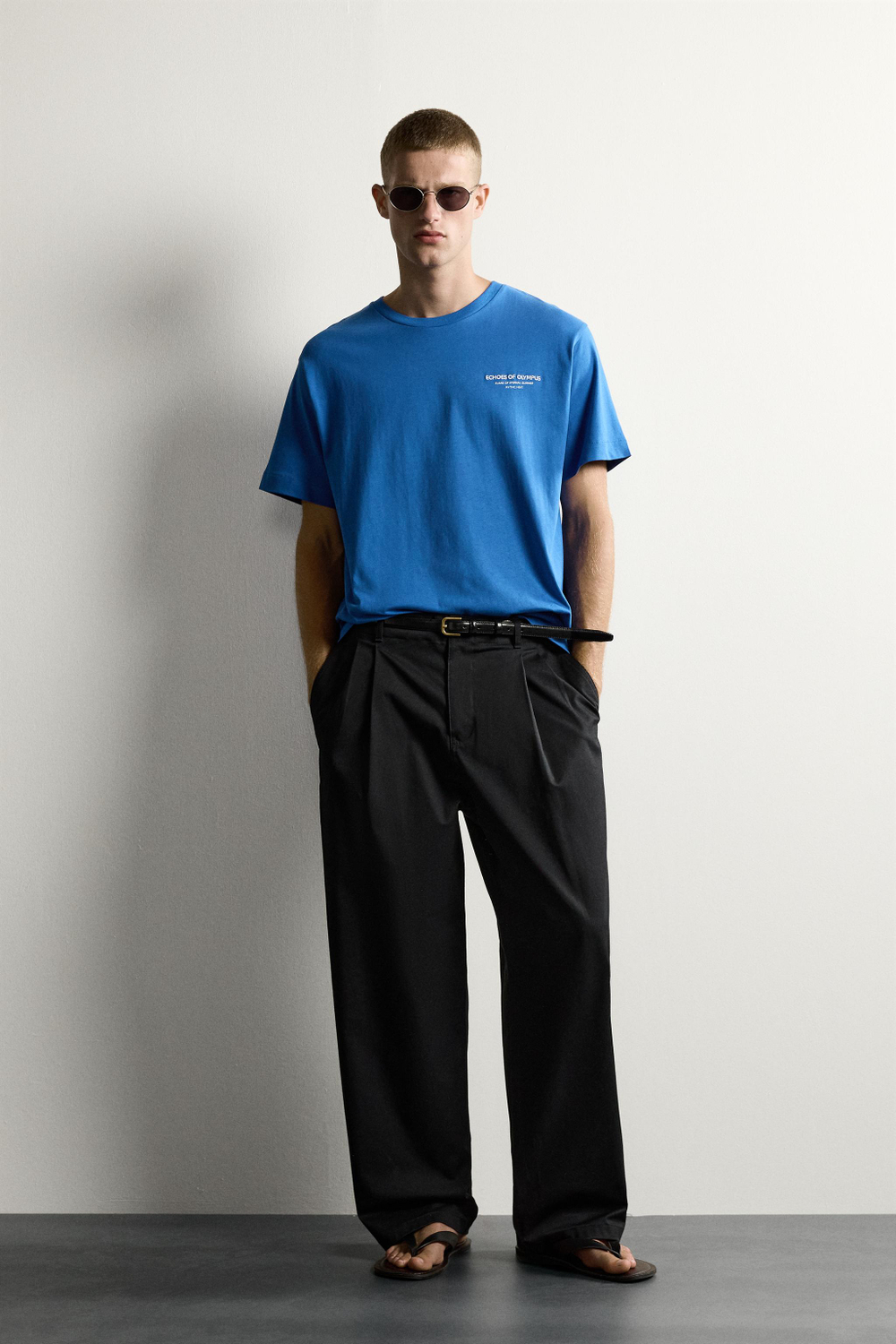 ФУТБОЛКА СВОБОДНОГО КРОЯ С ВЫШИВКОЙ — ZARA · 6224/328