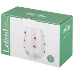 НАБОР СТАКАНОВ "FRUITY CHERRY" ИЗ 2 ШТ. 520 МЛ