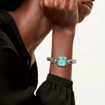 Часы - браслет из серебра 925 с бриллиантами ,Tiffany 💠Hard Wear watch blue