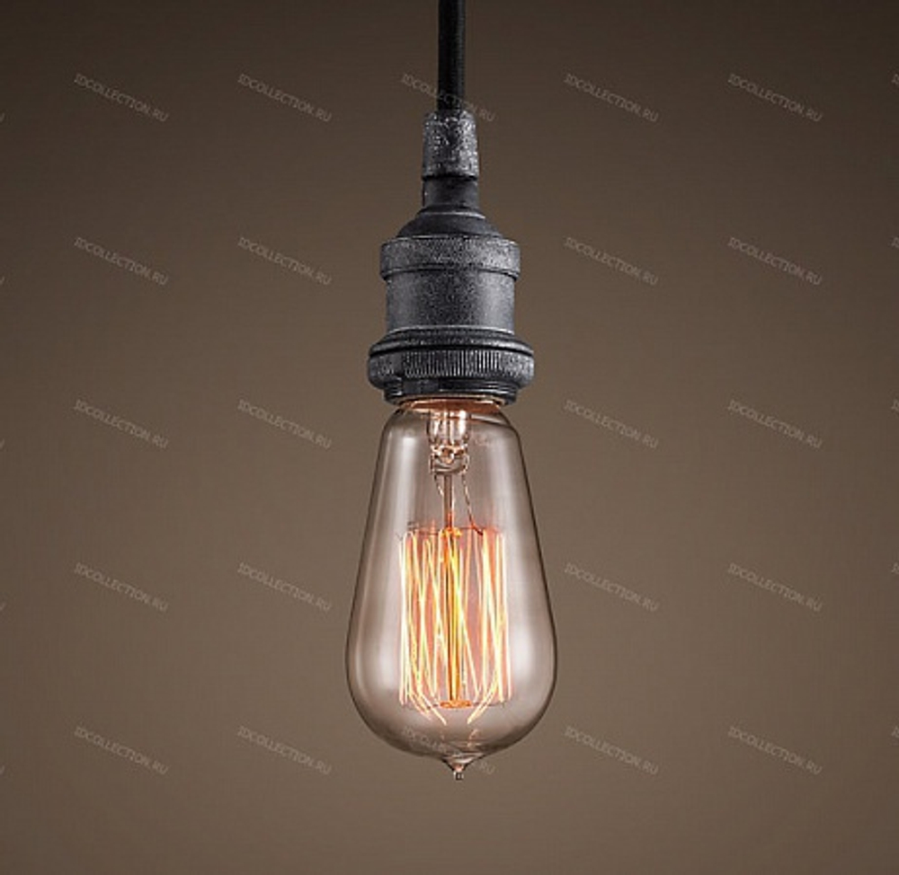 Потолочный светильник 20TH C. FACTORY FILAMENT BARE BULB SINGLE Restoration Hardware