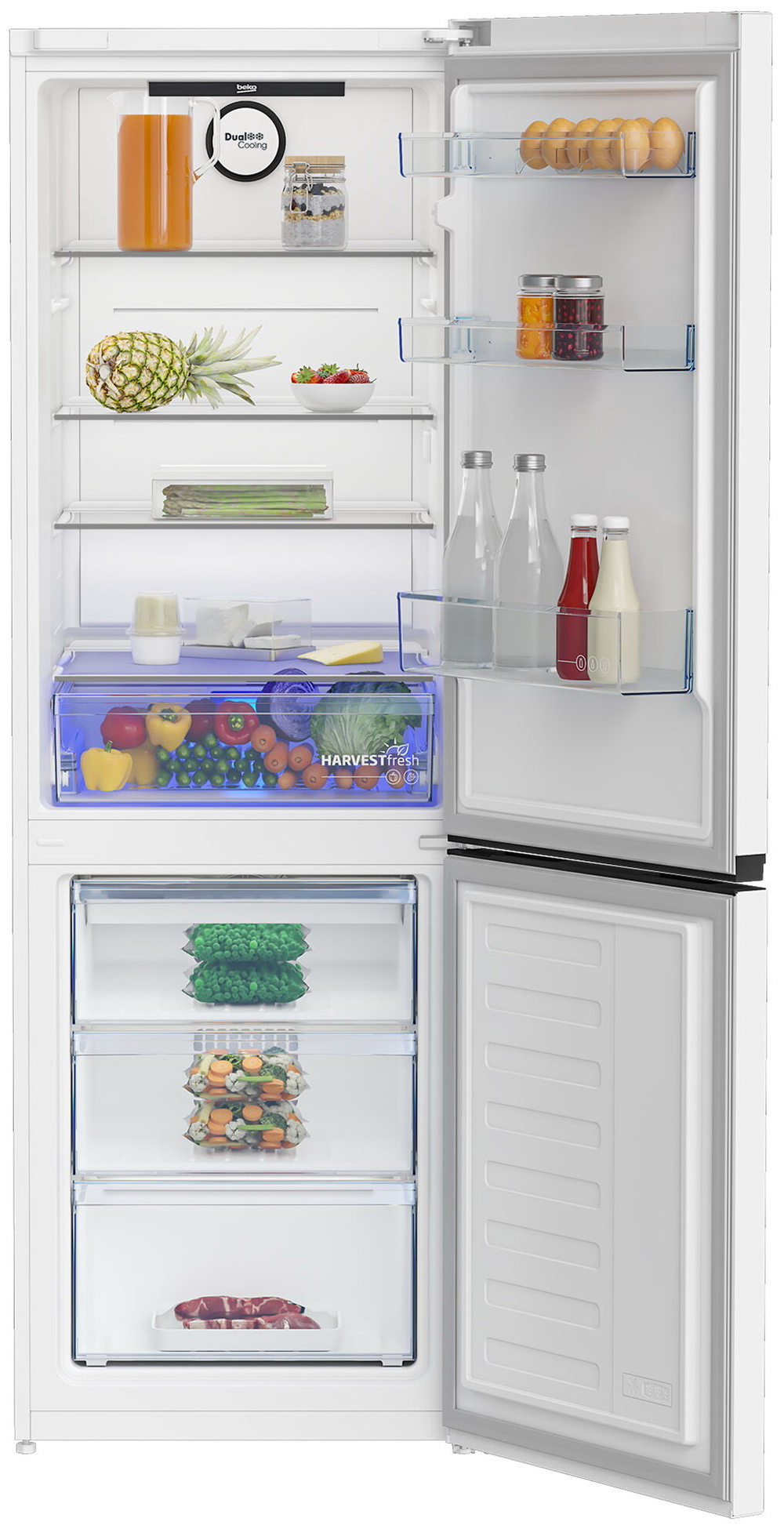 Двухкамерный холодильник Beko B3R0CNK362HW