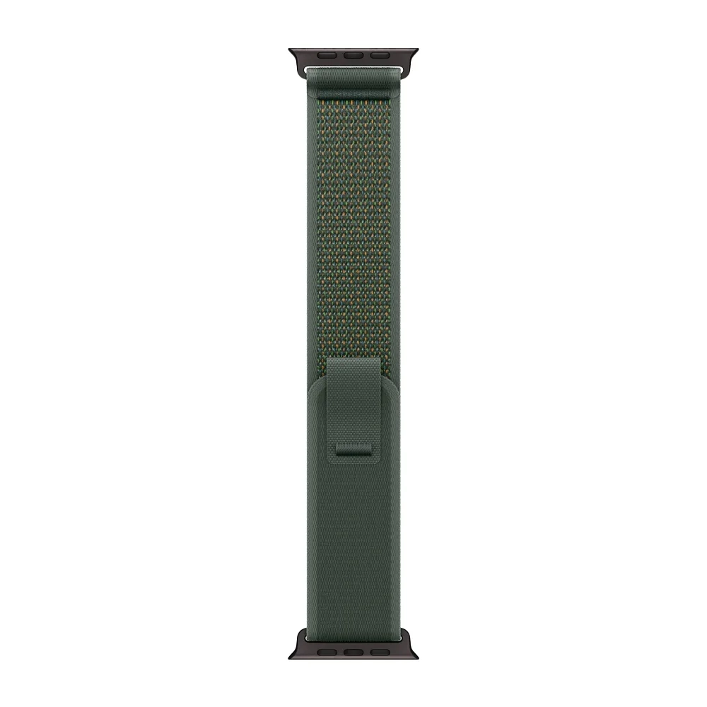 Умные часы Apple Watch Ultra 2 (2024) GPS + Cellular, 49mm, Black Titanium Case with Green Trail Loop M/L, (Зеленый)