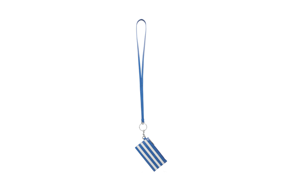Balenciaga Adidas Originals Collaboration Sheepskin Card Holder Card Holder Unisex Blue/White