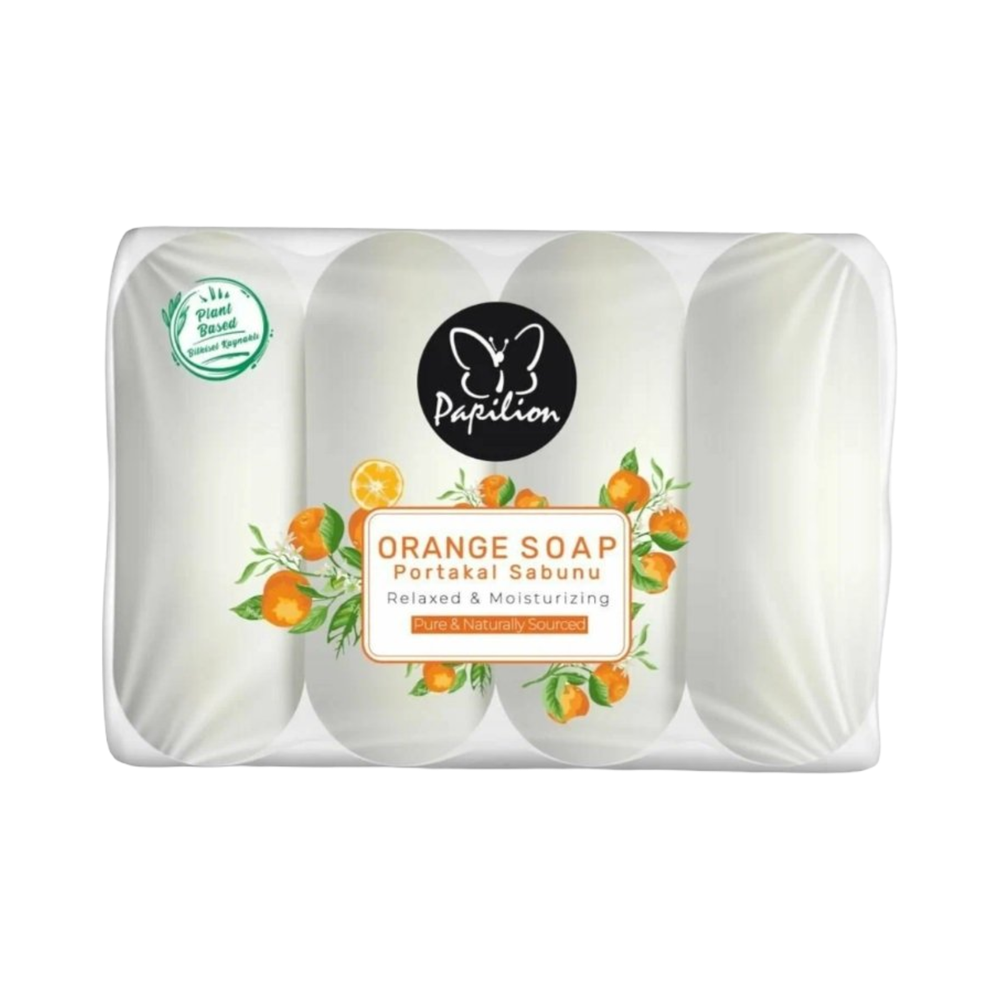 Мыло туалетное Papilion Orange 4шт 70гр