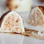 Пралине из белого шоколада с соленой карамелью PRALIN DELICRISP CARAMEL FLEUR DE SEL, IRCA Италия