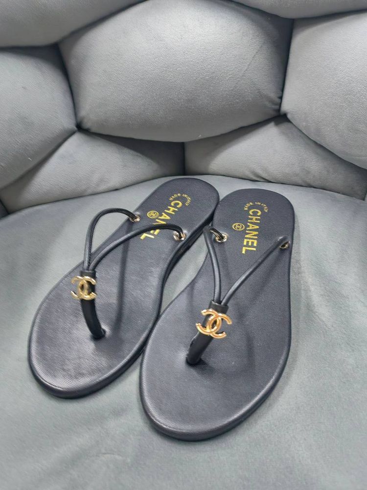 Шлепанцы CHANEL