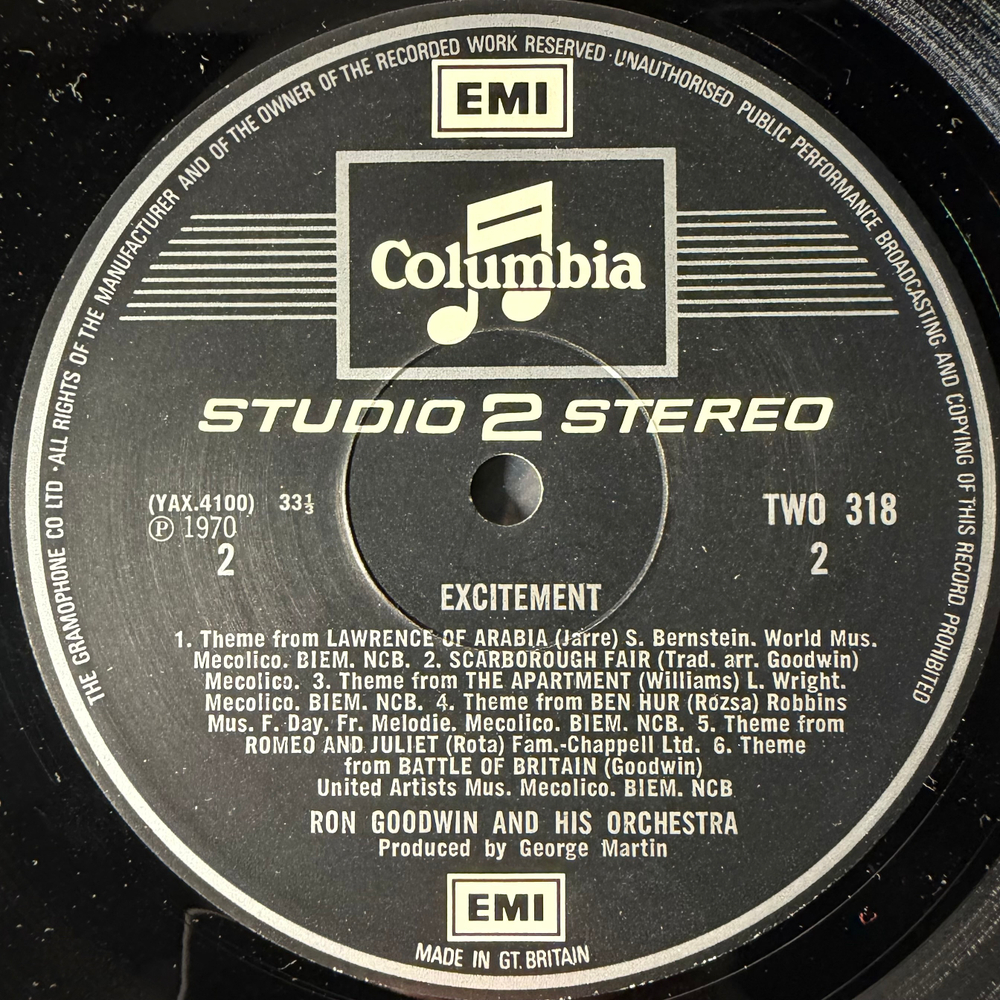 Excitement! - Ron Goodwin And His Orchestra (Англия 1970г.) Promo
