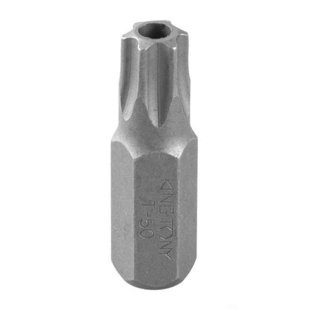 Цена на KING TONY (163650U) Вставка (бита) торцевая 10 мм, L = 36 мм, TORX с отверстием, T50