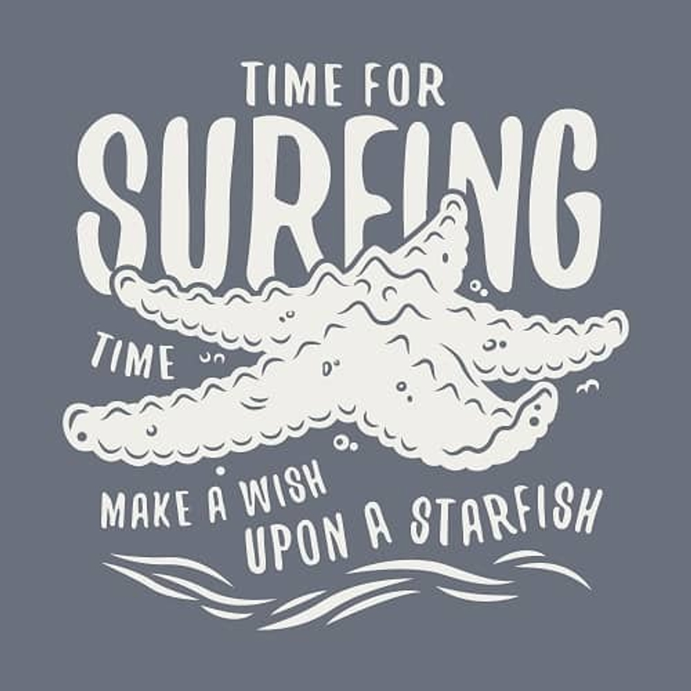 принт Time for surfing