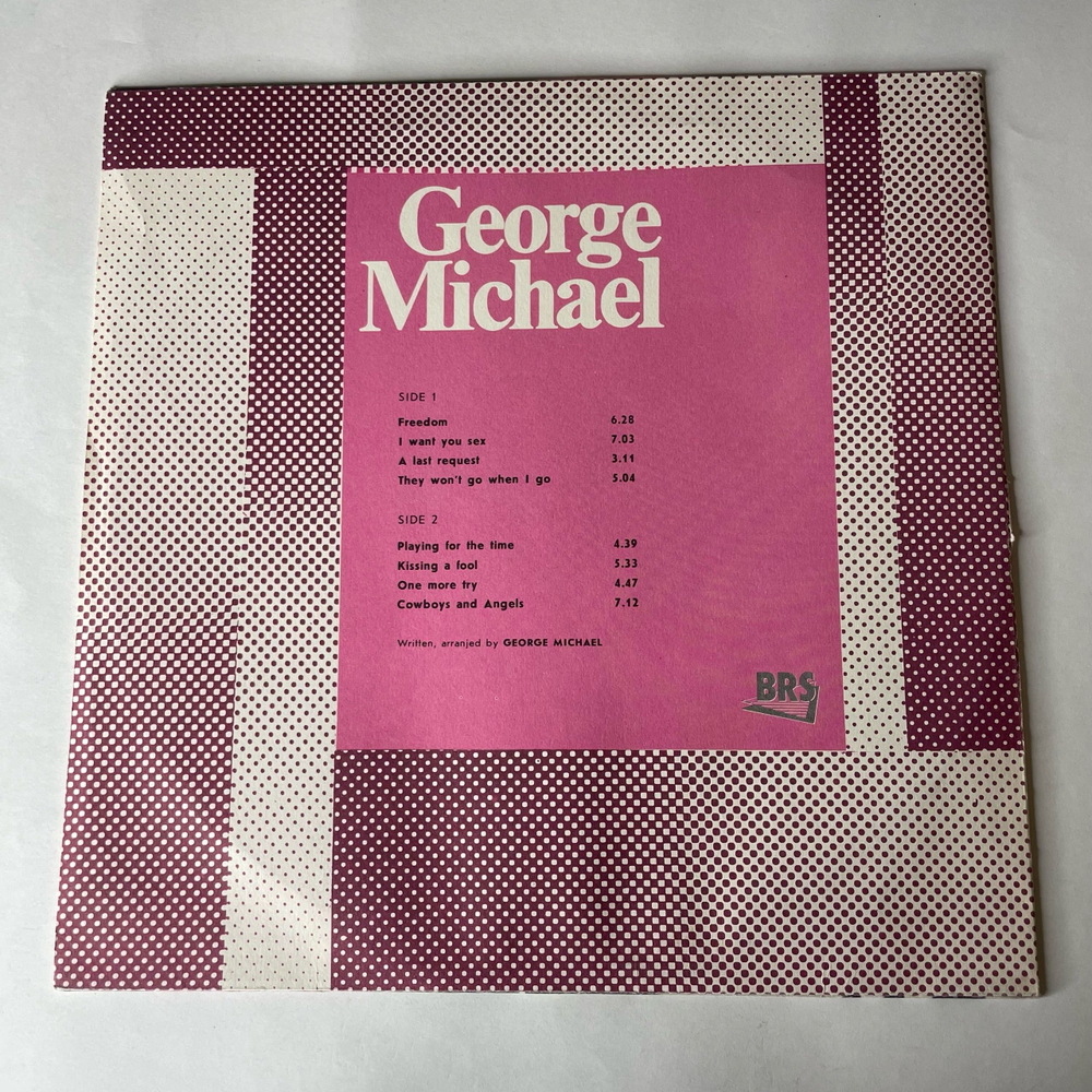 Винтажная виниловая пластинка LP George Michael Freedom (Россия 1992)
