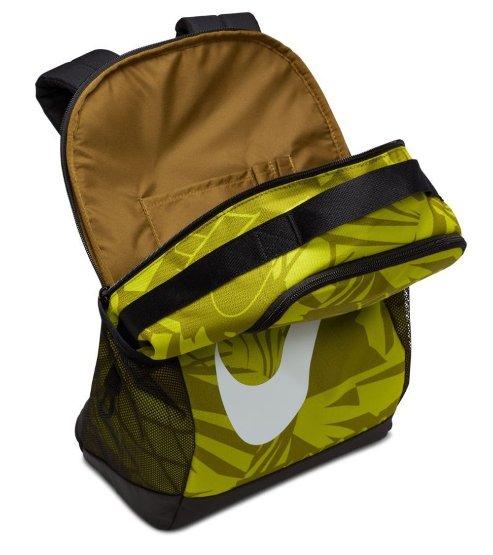 Рюкзак теннисный Nike Brasilia Backpack - black/bright cactus/white