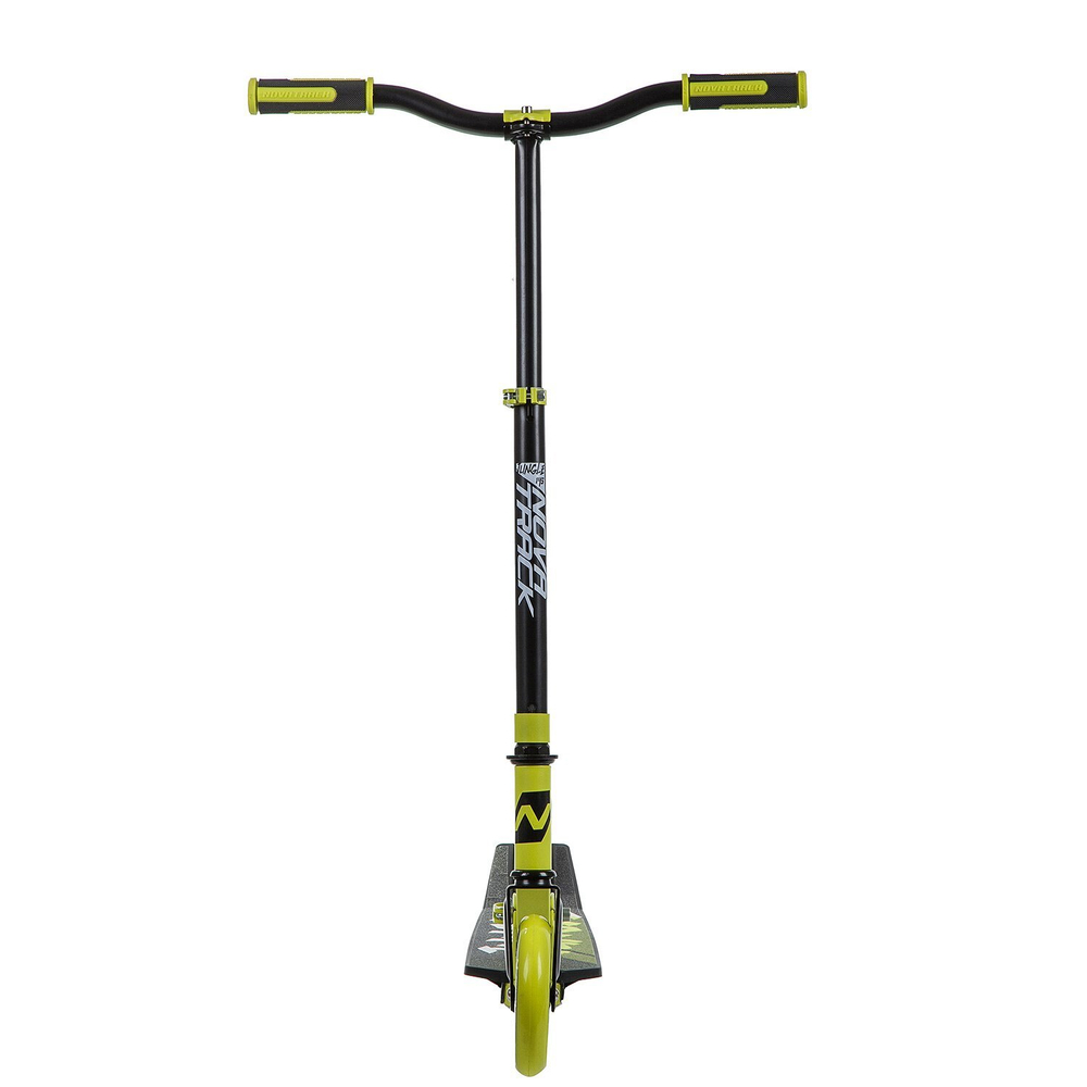 Самокат детский Novatrack Jungle, 145 мм, лимонный