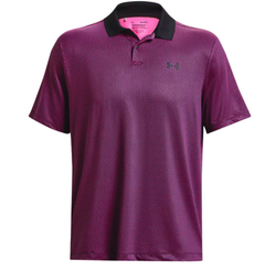 Мужское теннисное поло Under Armour Men's UA Performance 3.0 Printed Polo - Фиолетовый