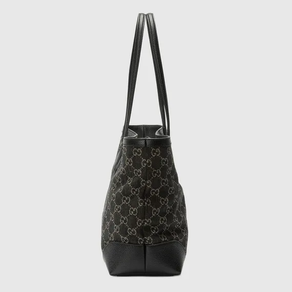 Сумка-тоут Gucci Ophidia среднего размера черный