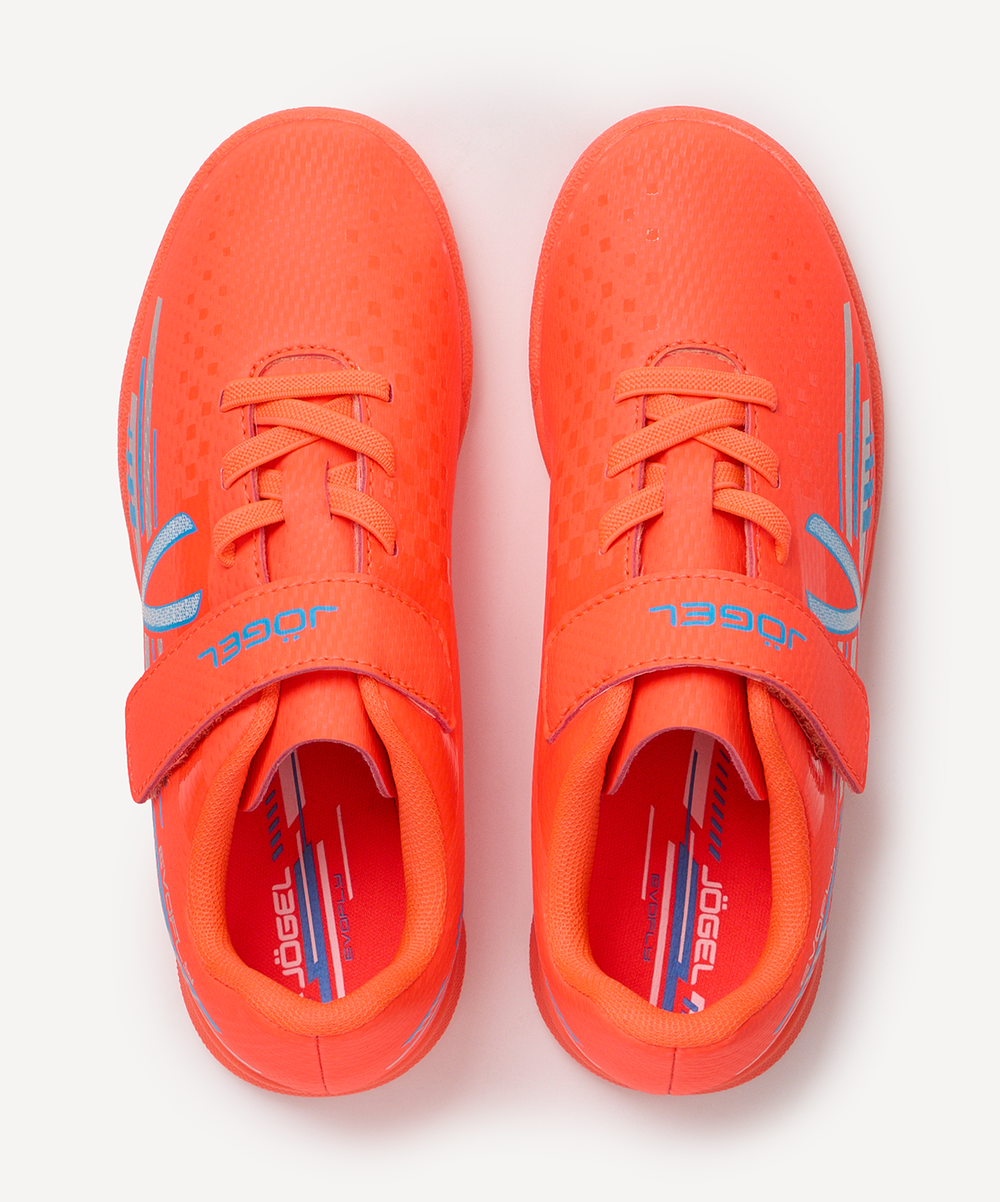 Бутсы футбольные Jogel Evofly IN Talant KIDS coral, коралловый