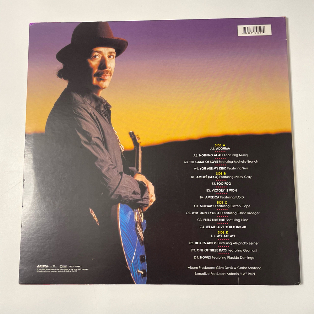Винтажная виниловая пластинка LP Santana Shaman (Европейский Союз 2002)