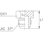 Заглушка V (Ш) JIC 1.5/8