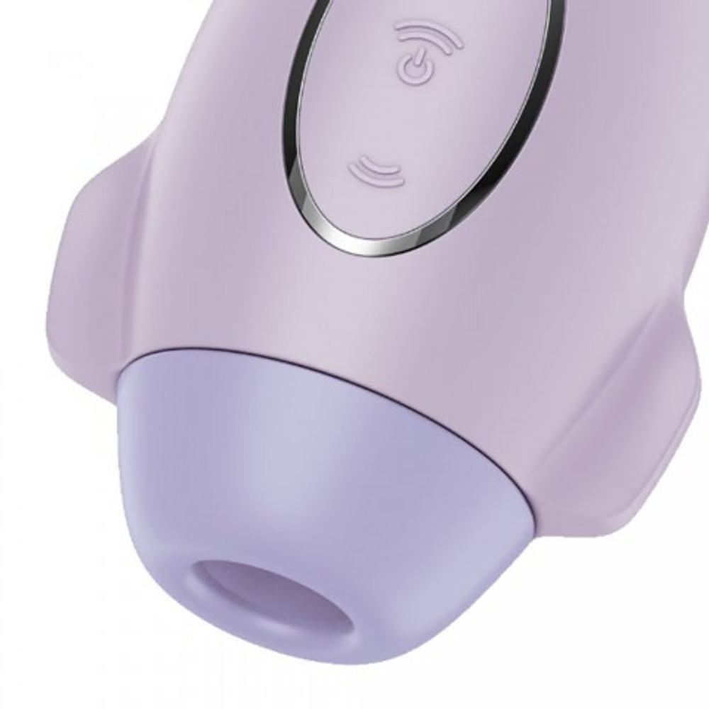 Стимулятор клитора с воздушной стимуляцией и вибрацией Satisfyer Mission Control (лиловый)