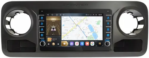 Магнитола для Mercedes-Benz Sprinter 2018-2024+ (top) - Kuberg SF-1021-2 Android 12, Быстрая, CarPlay, 4G SIM-слот