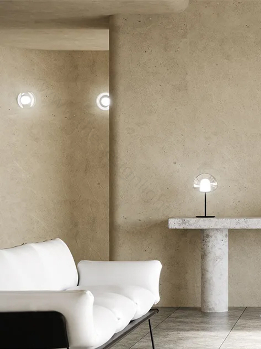 Wall design lamp  Thea by FontanaArte
