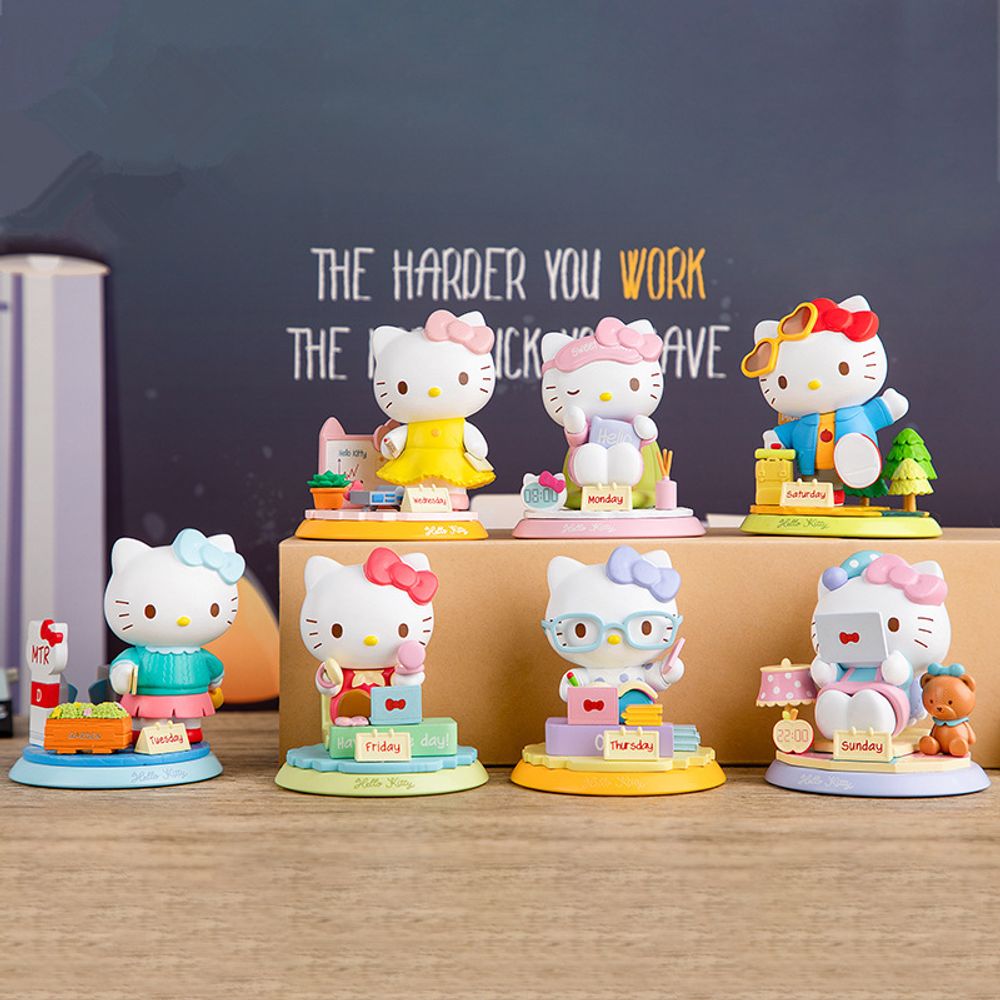Коллекционные фигурки "Hello Kitty Weekly"
