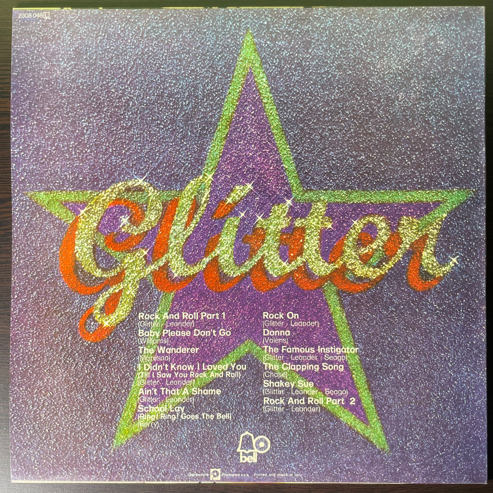 Gary Glitter ‎– Glitter (Италия 1972г.)