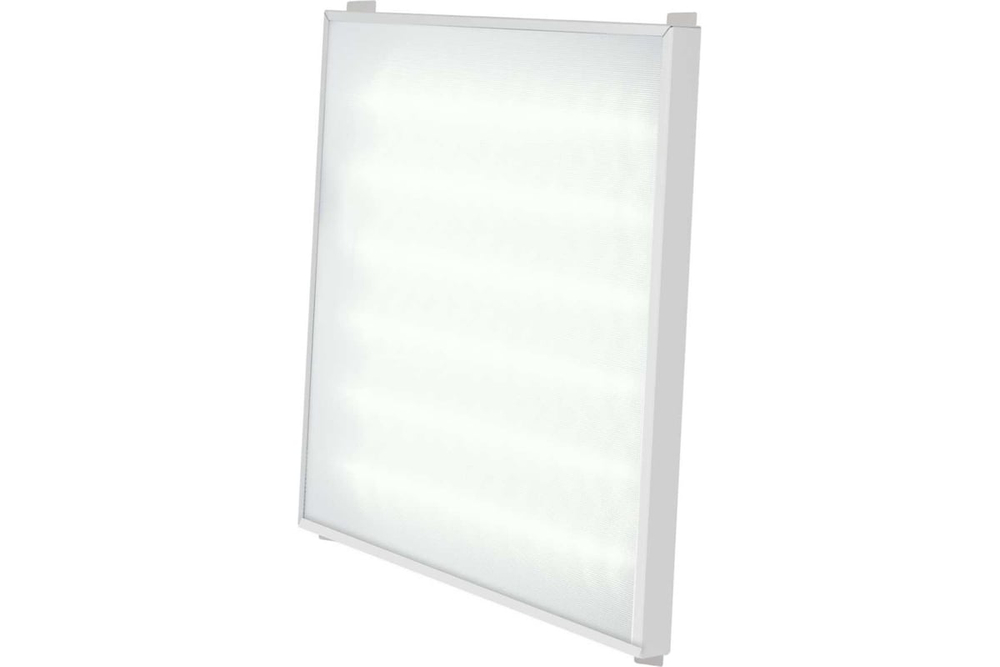 Светильник LED ДВО Грильято vs221 30W-3600Лм 4000К микропризма IP40 с БАП 3ч 588х588х40мм VS