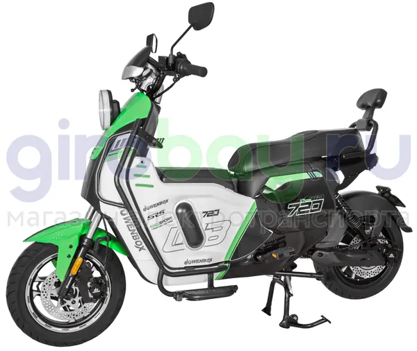 Электроскутер WENBOX U7 2000W (60V/52Ah) - Зеленый, АКБ LiFePO4 фото №1