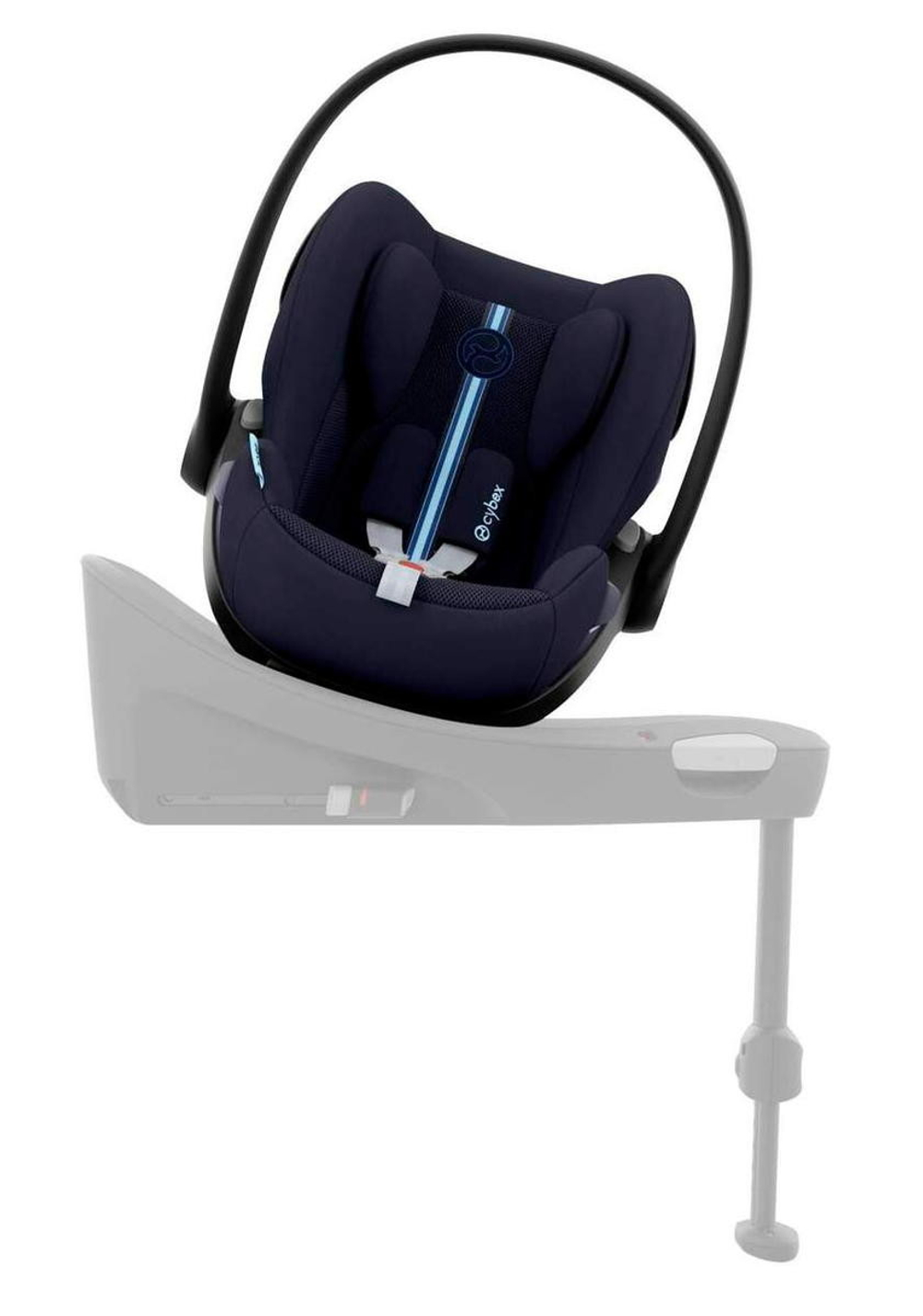 Коляска Cybex Priam IV Rosegold complete Cloud G Ocean Blue Plus Base G 3 в 1 Cozy Beige