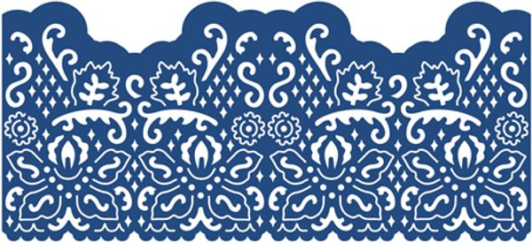 Нож фигурный для вырубки Флорентийские причудливые края, набор 1, Tattered Lace