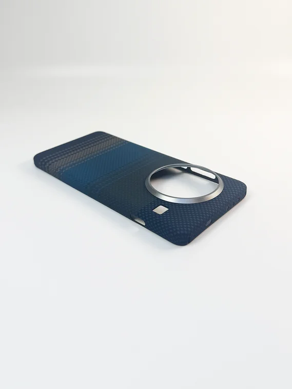 Карбоновый чехол для Oneplus 13 с MagSafe темно-синий (Dark-Blue)