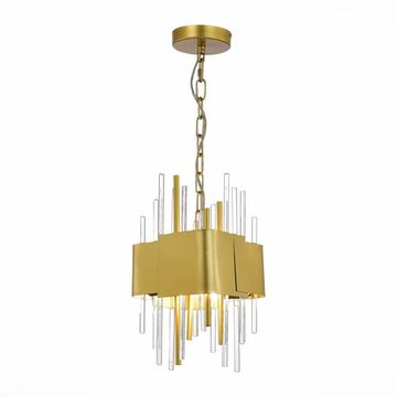 Люстра подвесная 4*E14 4SL1633.203.04 матовое золото Olvera ST-Luce