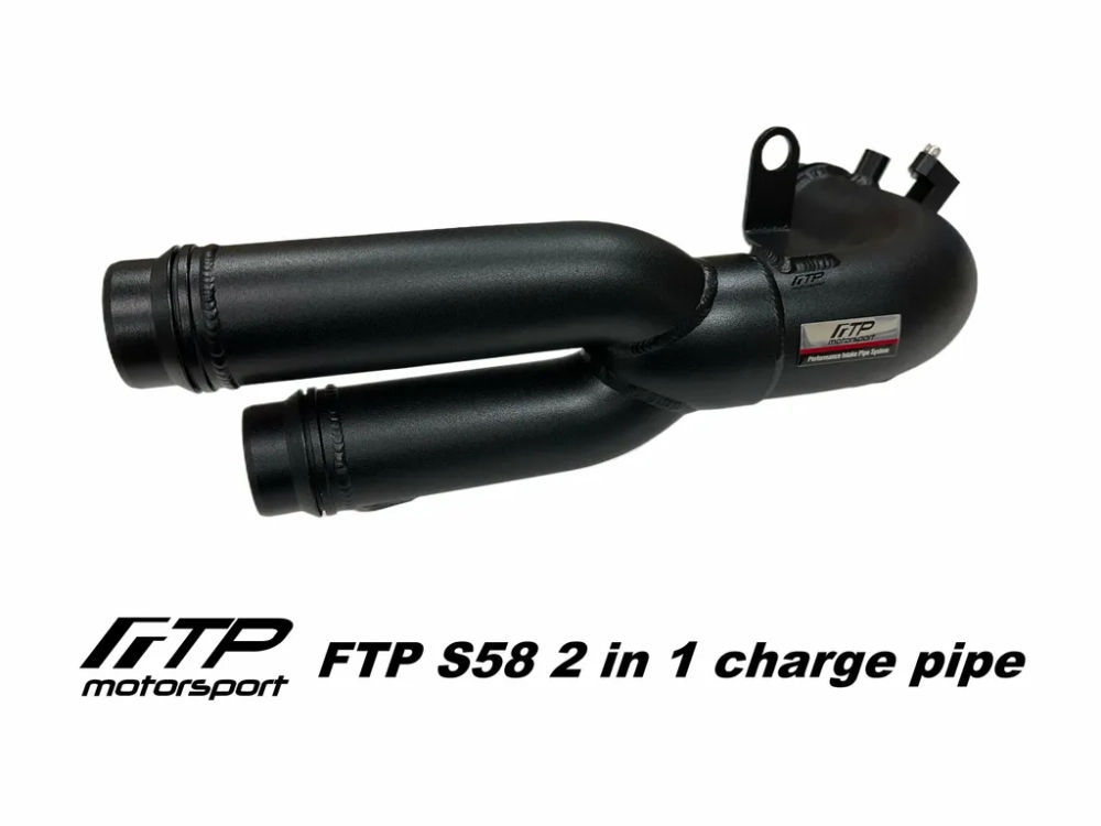 Впускной чардж пайп FTP Motorsport BMW M2/M3/M4 G8x X3M/X4M F9x S58 Aluminum Charge Pipe Upgrade