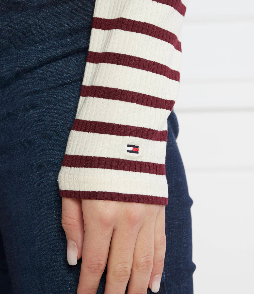 Блузка Tommy Hilfiger - бордовый(WW0WW40592)