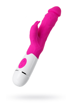 Нереалистичный вибратор A-Toys by TOYFA Mist, силикон, розовый, 25,4 см
