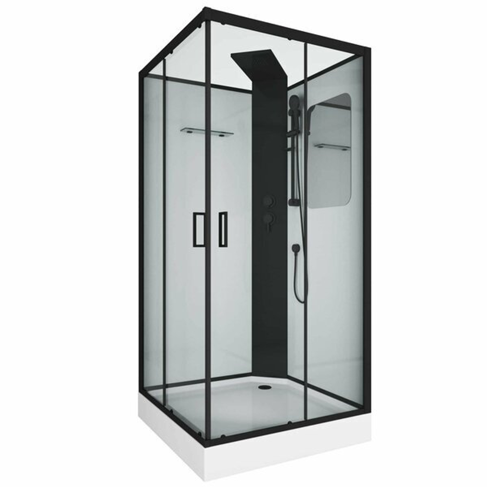 Душевая кабина Grossman Elegans GR250Q (100х100х217) дверь раздвижная,5 мест