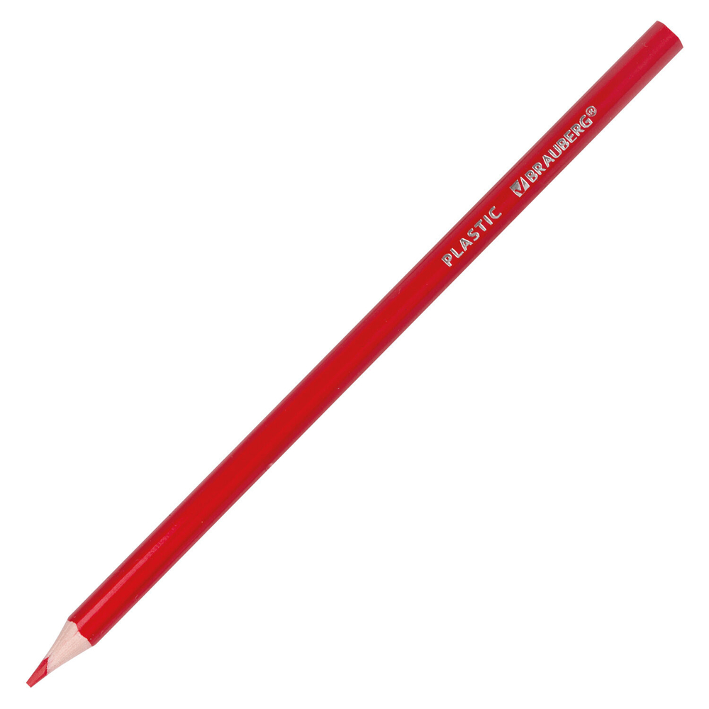 Карандаши цветные BRAUBERG PREMIUM, 24 цвета, пластиковые, шестигранные, грифель 3 мм, 181668