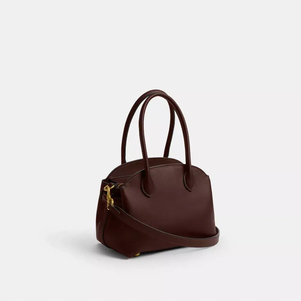 COACH СУМКА SOFT EMPIRE 21, ТЕМНО-КОРИЧНЕВЫЙ