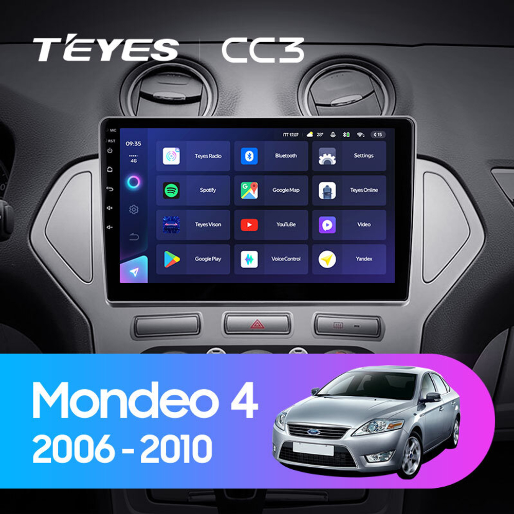 Teyes CC3 10,2"для Ford Mondeo 4 2006-2010