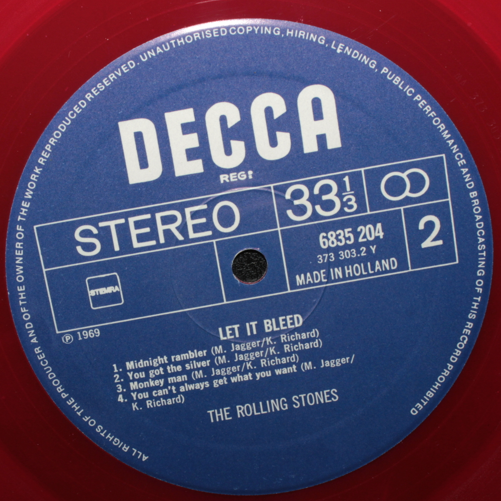 The Rolling Stones / Let It Bleed (Coloured Vinyl)(LP)